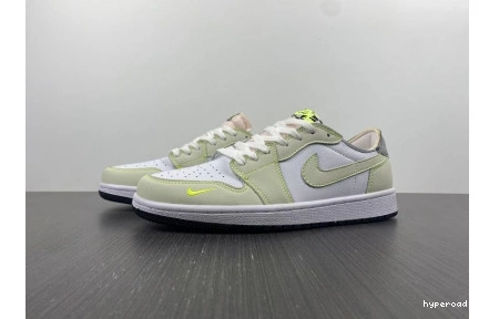 Hyperoad Low White-Green Jordan Air Nike 1 0904